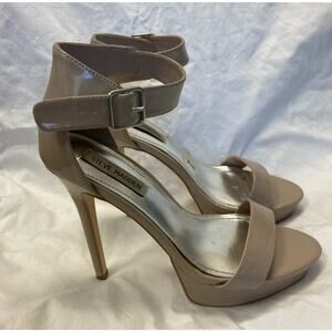 Steve Madden Womens‎ High Heal Shoes Size 7 Taupe Patent Leather